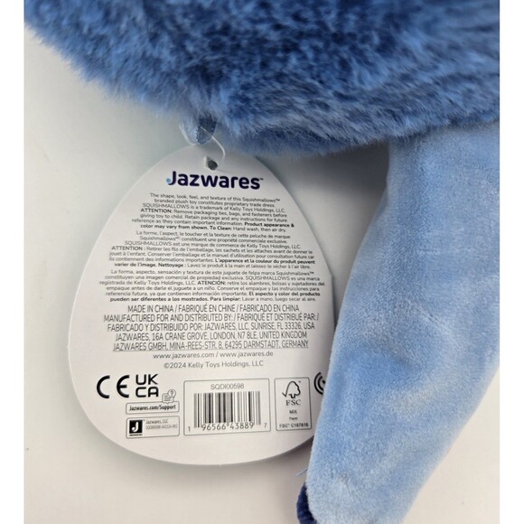 Squishmallow Fuzz-A-Mallow Disney Stitch Plush Soft Toy New Collectible - Picture 8 of 9